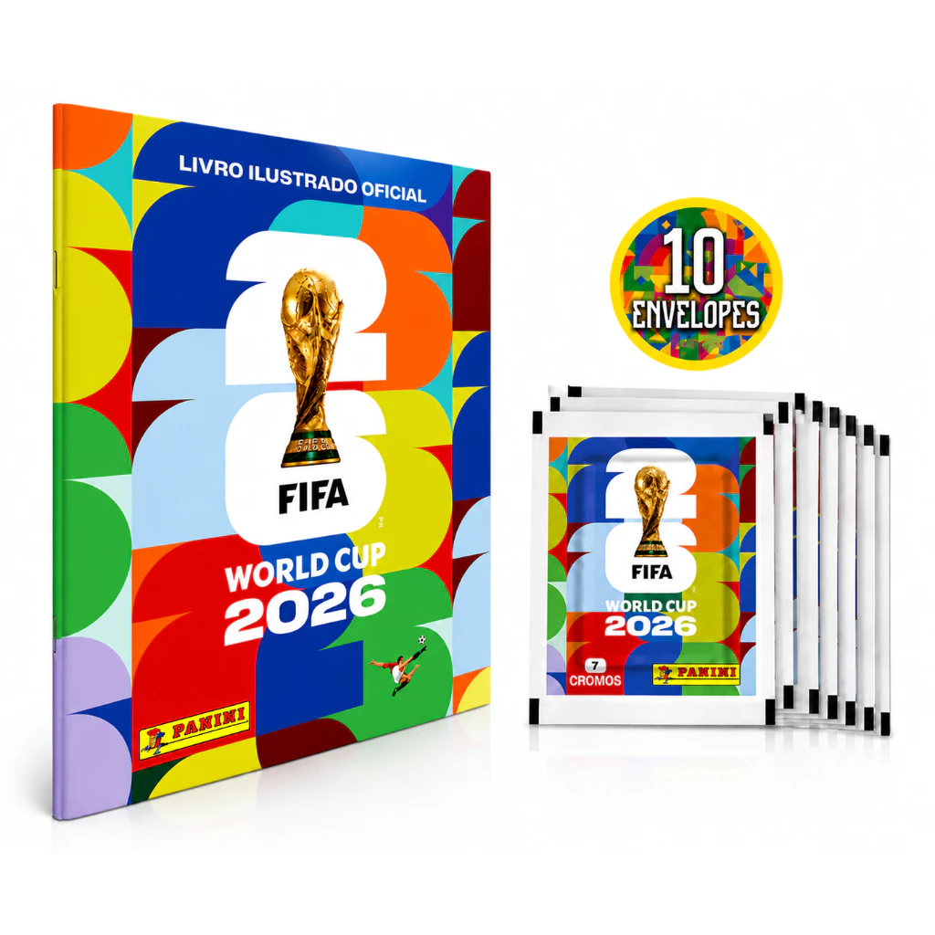 Kit Álbum Copa Do Mundo FIFA 2026 Brochura + 7/21/35/70 Figurinhas Pacotes Colecionáveis Originais - Oferta Shopee com desconto