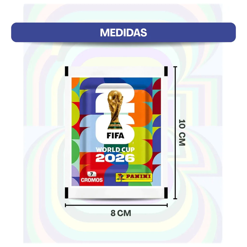 Kit Figurinhas Envelopes Pacotinhos Do Album Copa Do Mundo 2026 FIFA Original Panini